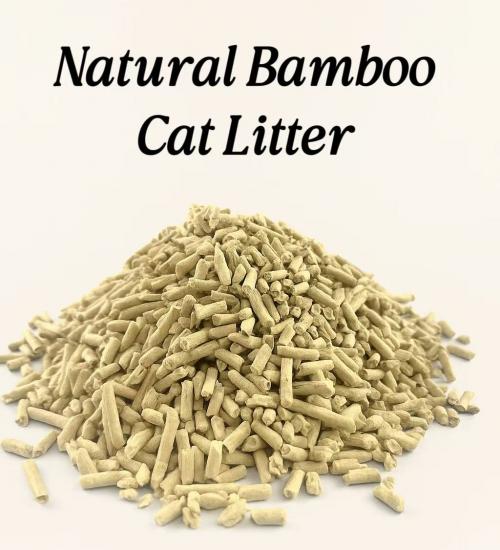 Natural Bamboo Cat Litter Odor Control & Clumping Cat Litter 