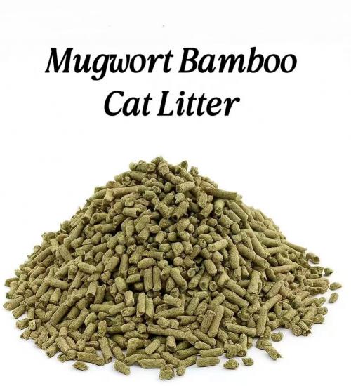 Mugwort Bamboo Cat Litter Odor Control & Clumping Cat Litter