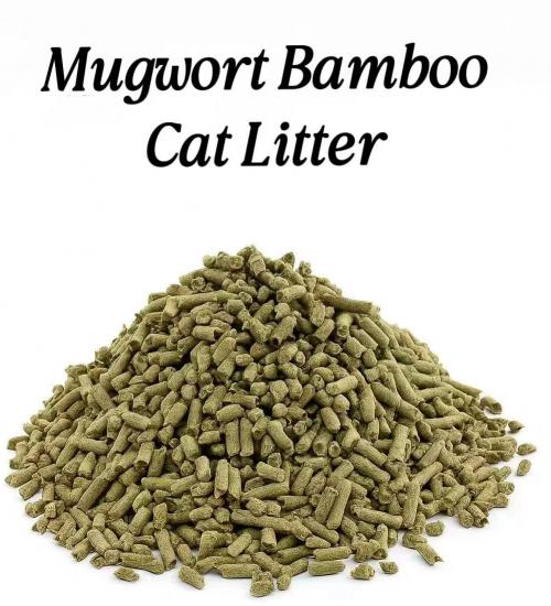 Mugwort Bamboo Cat Litter Odor Control & Clumping Cat Litter